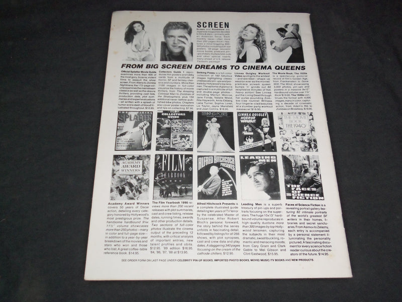 1990 SEPTEMBER/NOVEMBER PREVUE MAGAZINE - TOM SELLECK - SP 6423