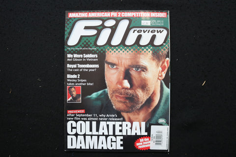 2002 APRIL FILM REVIEW MAGAZINE - ARNOLD SCHWARZENEGGER COVER - E 24301