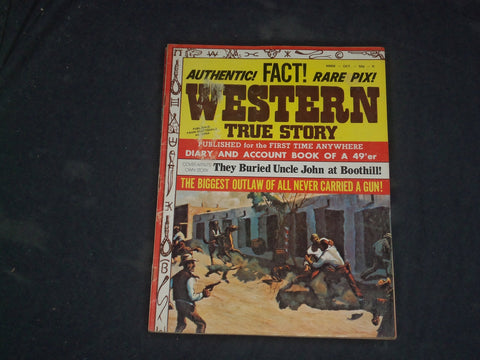 1971 OCTOBER WESTERN TRUE STORY MAGAZINE - ILLUSTRATED COVER - CW 729