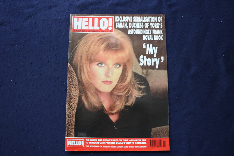 1996 NOVEMBER 9 HELLO! MAGAZINE - SARAH FERGUSON COVER - E 23596