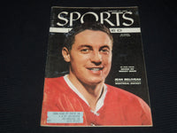1956 JANUARY 23 SPORTS ILLUSTRATED MAGAZINE - JEAN BELIVEAU - SP 8771