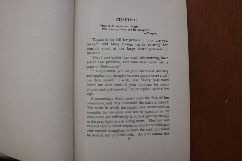 1900'S INEZ HARDCOVER BOOK BY AUGUSTA EVANS WILSON - KD 9614