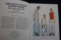 1989-1994 PRESIDENTIAL FAMILY PAPER DOLL BOOKS-LINCOLN-CLINTON-LOT OF 3 - O 3637