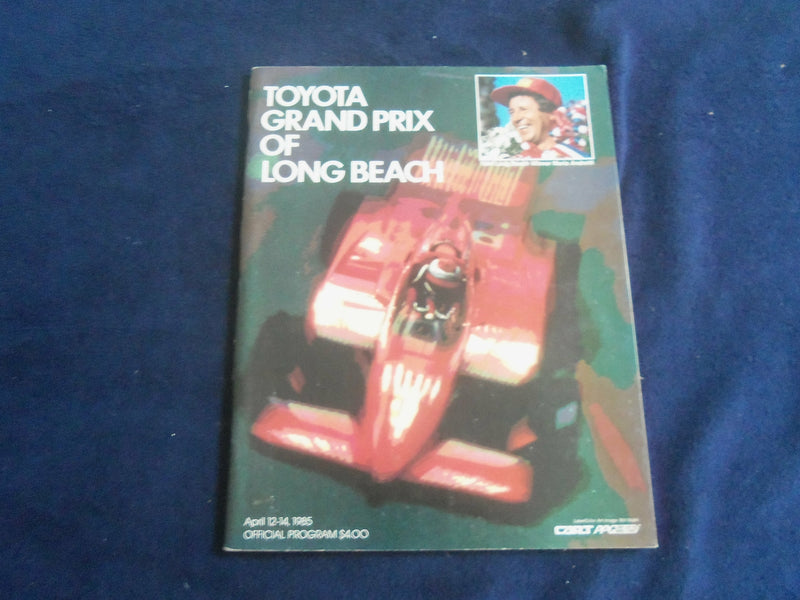 1985 APRIL 12-14 TOYOTA GRAND PRIX OF LONG BEACH RACING PROGRAM - SP 3744P