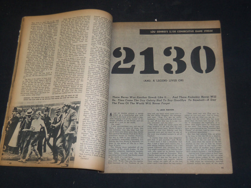 1962 APRIL SPORTS CAVALCADE MAGAZINE - THE GREATEST STORIES EVER TOLD - SP 2676