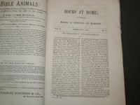 1866-1870 THE HOURS OF AT HOME MAGAZINE LOT OF 37 - CIVIL WAR ARTICLES - WR 853