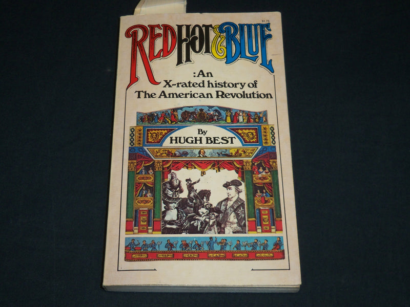 1976 RED HOT & BLUE SOFTCOVER BOOK INSCRIBED BY HUGH BEST - FIRST EDN- D 469