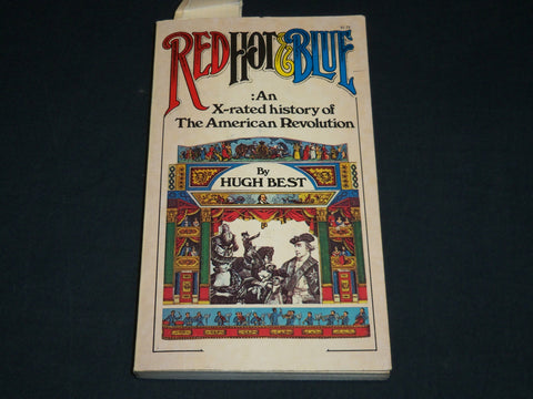 1976 RED HOT & BLUE SOFTCOVER BOOK INSCRIBED BY HUGH BEST - FIRST EDN- D 469