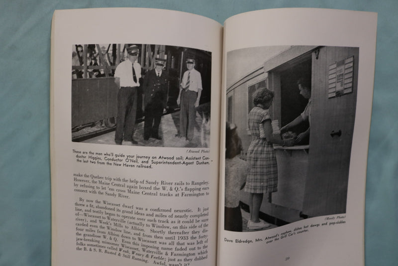 1947 EDAVILLE RAILROAD SOFTCOVER BOOK BY LINWOOD W. MOODY - K 3334