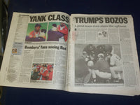 2003 OCT 12 NEW YORK DAILY NEWS NEWSPAPER - MARTINEZ THROWS ZIMMER DOWN- NP 4079