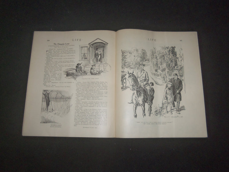 1920 MARCH 25 LIFE MAGAZINE - REAR VIEW OF WHAT IS GOING ON AT THE FRONT- L 770Q