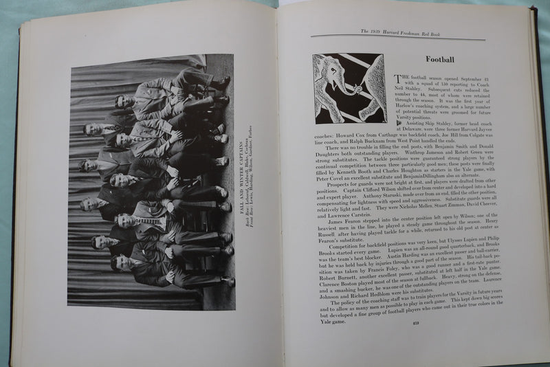 1939 THE HARVARD FRESHMAN RED BOOK - LEONARD BERNSTEIN-CLEVELAND AMORY - YB 3587
