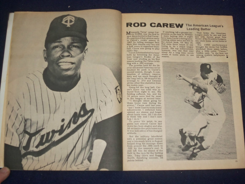 1970 SPRING SPORT HEROES MAGAZINE - GIBSON - CLEMENTE - SEAVER - ST 6805