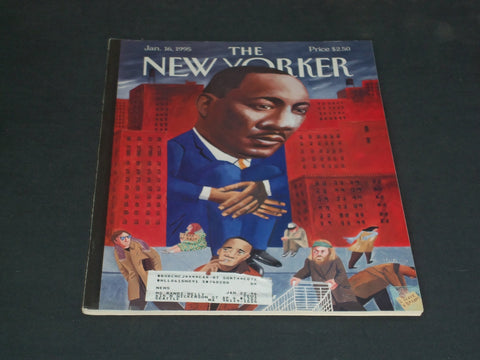 1995 JANUARY 16 THE NEW YORKER MAGAZINE - MARTIN LUTHER KING JR. COVER - NY 1738