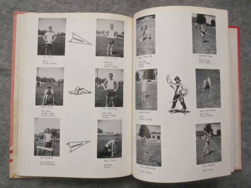 1958 THE PIRATE LOG ILLIOPOLIS HIGH SCHOOL YEARBOOK - ILLIOPOLIS, IL - YB 3347