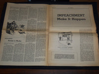 1974 JANUARY CIVIL LIBERTIES NEWSPAPER #300 - IMPEACH RICHARD NIXON - NP 4252E