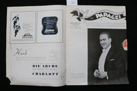 1938 APRIL DER PAPAGEI PROGRAMM ZEITSCHRIFT PROGRAM - GERMAN - K 2280