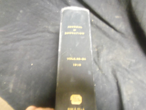 1916 JANUARY-DECEMBER JOURNAL OF EDUCATION BOUND VOLUME - COMPLETE YEAR - R 883