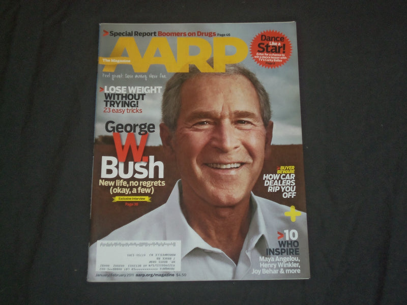 2011 JANUARY/FEBRUARY AARP MAGAZINE - GEORGE W. BUSH COVER - B 950