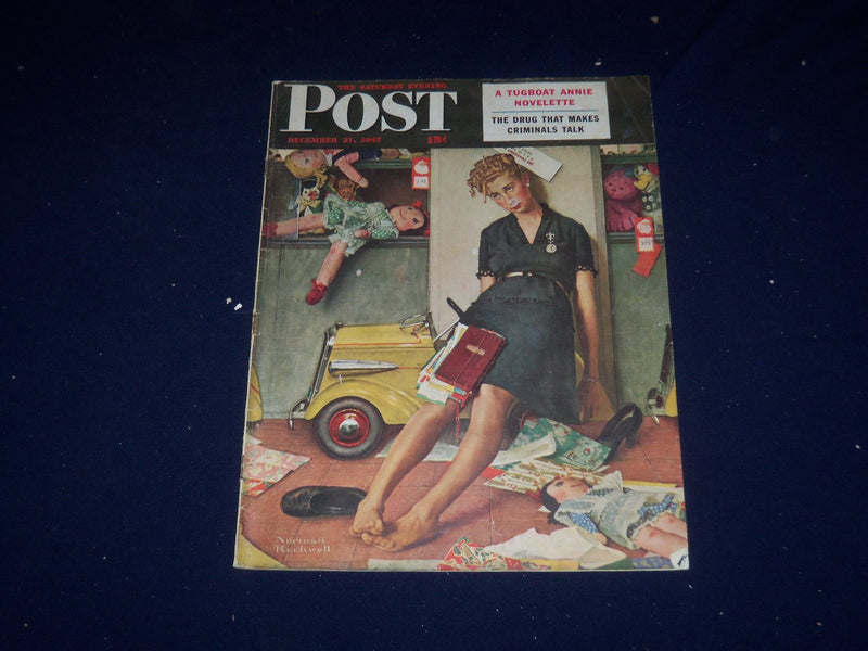 1947 DEC 27 THE SATURDAY EVENING POST MAGAZINE - NORMAN ROCKWELL COVER - SP 5773