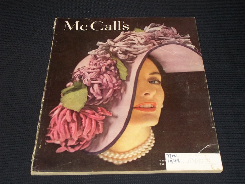 1948 NOVEMBER MCCALL'S MAGAZINE - NICE FASHION FRONT COVER - E 20220