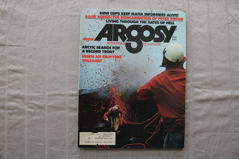 1975 MAY ARGOSY MAGAZINE - ARCTICE SEARCH FOR RECORD TROUT COVER - SP 6188N
