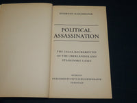 1964 POLITICAL ASSASSINATION SOFTCOVER BOOK BY RASCHHOFER - INSCRIBED - D 587