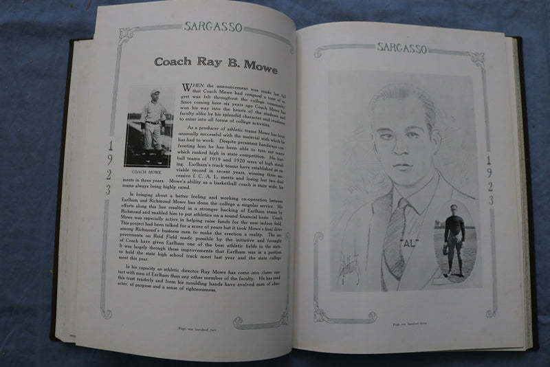 1923 THE SARGASSO EARLHAM COLLEGE YEARBOOK - RICHMOND, INDIANA - YB 3425