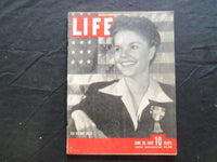 1942 JUNE 29 LIFE MAGAZINE - USO VICTORY BELLE - L 293