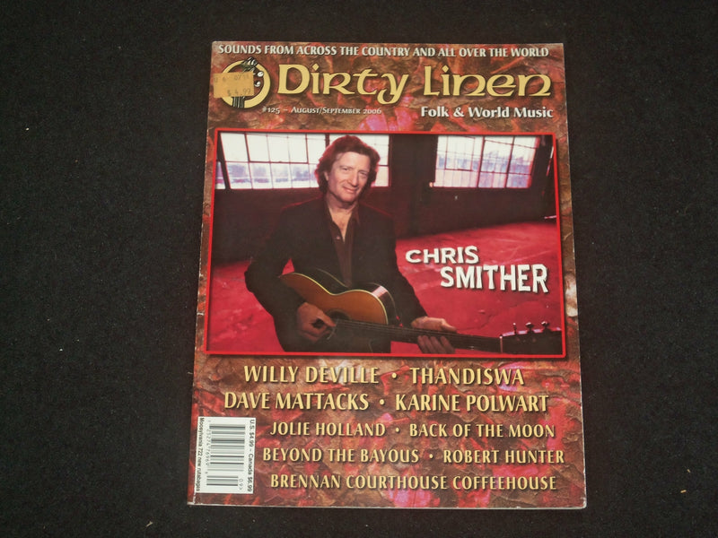 2006 AUGUST/SEPTEMBER DIRTY LINEN MAGAZINE - CHRIS SMITHER - ST 7006