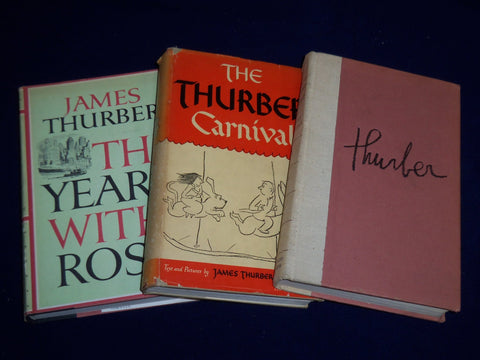 1945-1959 JAMES THURBE BOOK LOT OF 3 - HARDCOVER - KD 2951N
