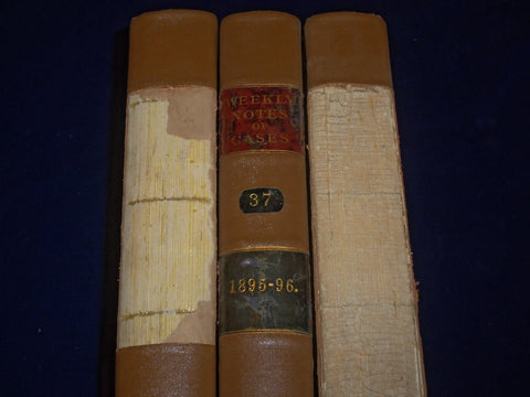 1889-1896 WEEKLY NOTES OF CASES IN PENNSYLVANIA COURTS VOLUME LOT OF 3 - KD 2657