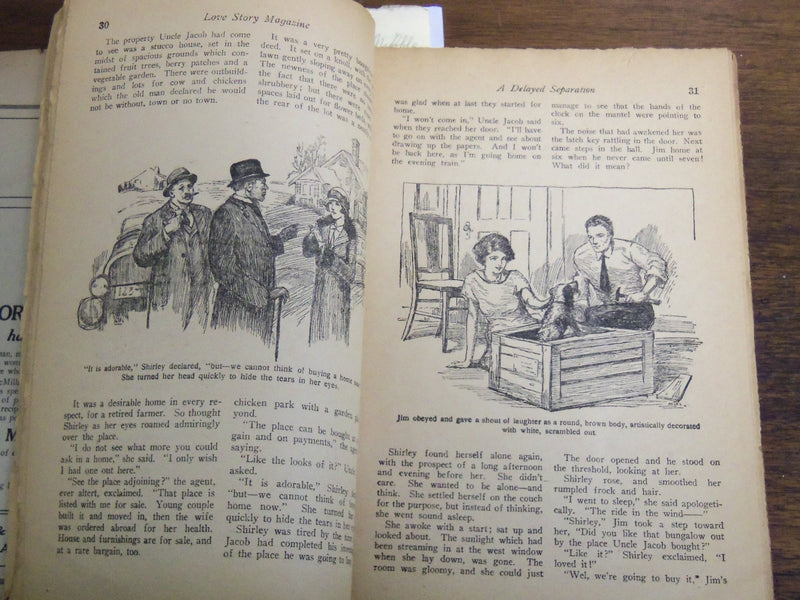 1925 JULY 18 LOVE STORY MAGAZINE ILLUSTRATED - VIVIAN GREY - K 1128