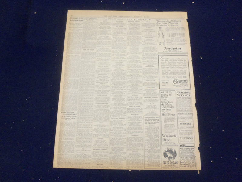 1918 FEBRUARY 16 NEW YORK TIMES - GERMAN RAIDERS SINK EIGHT BOATS - NT 8246