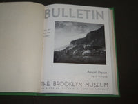 1939-1959 BROOKLYN MUSEUM BULLETIN BOUND VOLUMES LOT OF 6 - KD 5Q