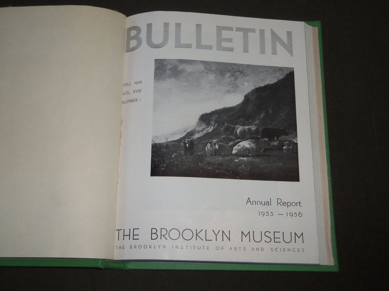 1939-1959 BROOKLYN MUSEUM BULLETIN BOUND VOLUMES LOT OF 6 - KD 5Q