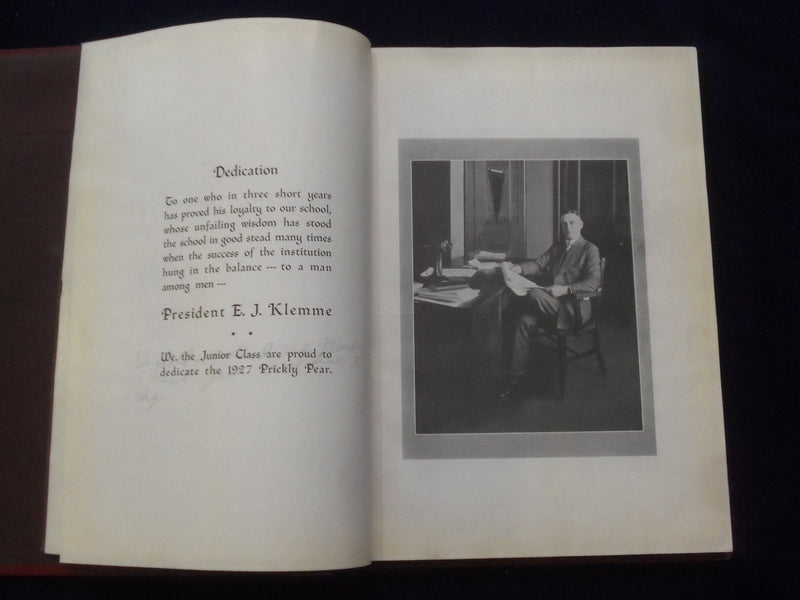 1927 THE PRICKLY PEAR INTERMOUNTAIN UNION COLLEGE YEARBOOK -HELENA, MT - YB 3115