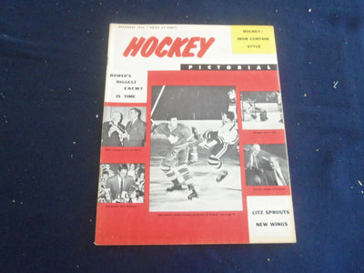 1961 DECEMBER HOCKEY PICTORIAL MAGAZINE - BOB PULFORD COVER - ST 200N