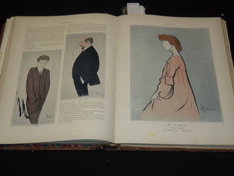 1903 JULY-DECEMBER LE THEATRE MAGAZINE BOUND VOLUME - 12 ISSUES - KD 2657E