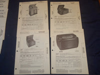 1947-1958 PHOTOFACT FOLDERS TELEVISION-RADIO - LOT OF 44 - O 3272