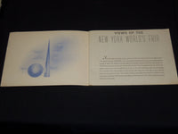 1939 VIEWS OF THE NEW YORK WORLD'S FAIR SOFTCOVER BOOK - NICE PRINTS - J 7355