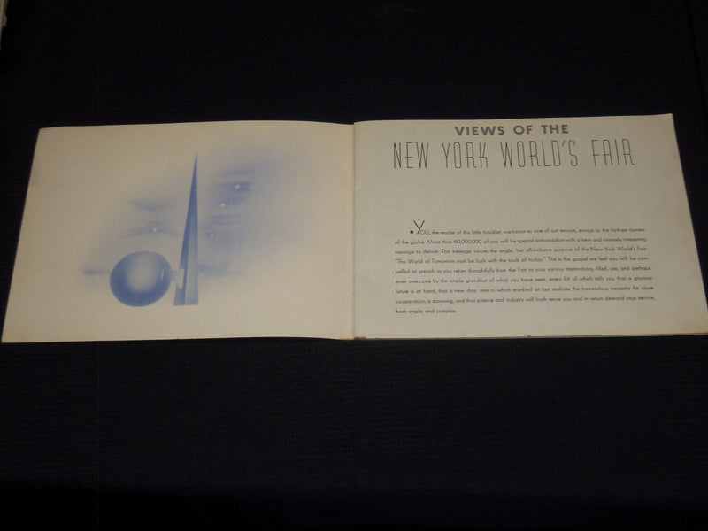 1939 VIEWS OF THE NEW YORK WORLD'S FAIR SOFTCOVER BOOK - NICE PRINTS - J 7355