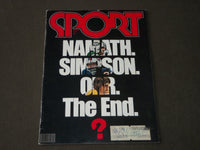 1977 MARCH SPORT MAGAZINE - NAMATH, SIMPSON, ORR THE END? - CW 406