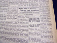 1942 JULY 27 NEW YORK TIMES - WRITER TELLS OF TORTURES JAPANESE USED - NT 1257