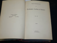 1900 WASHINGTON ACADEMY OF SCIENCES PROCEEDINGS VOLUME NO. 2 - PLATES - KD 5909