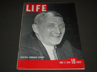1940 JUNE 17 LIFE MAGAZINE - GENERAL MOTOR'S WILLIAM KNUDSON COVER - L 187