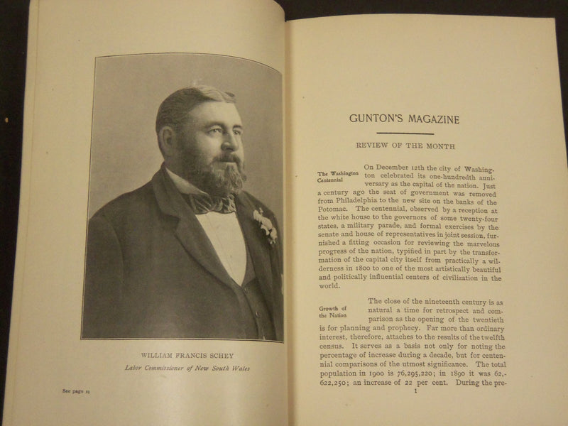 1896-1902 GUNTON'S MAGAZINE LOT OF 7 ISSUES - ILLUSTRATIONS & ADS - WR 387