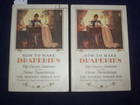 1929 HOW TO MAKE DRAPERIES, SLIP COVERS, CUSHIONS AND OTHER - LOT OF 2 - J 9468