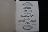 1940'S GERTRUDE LAWRENCE IN NOEL COWARD'S TONIGHT AT 8:30 PROGRAM - K 2290