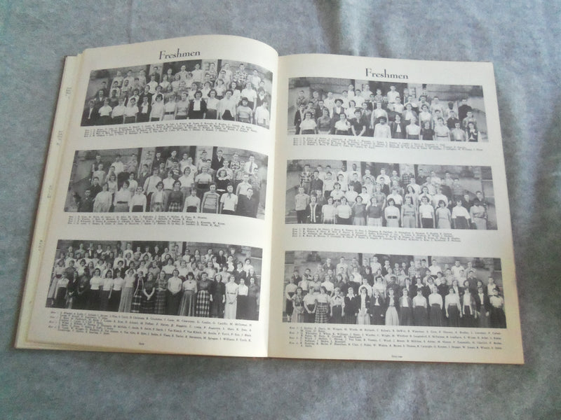 1954 MAROON KINGSTON HIGH SCHOOL YEARBOOK - KINSTON, NEW YORK - YB 2923